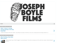 Tablet Screenshot of josephboylefilms.com